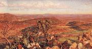 William Holman Hunt The Plain of Esdraelon from the Heights above Nazareth oil painting reproduction